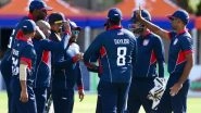 United States of America vs Jersey Live Streaming Online: Get Free Telecast Details of USA vs JER Match in ICC Men&rsquo;s Cricket World Cup Qualifier Play-Off on TV