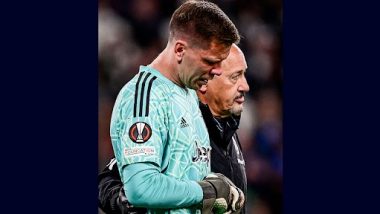 Juventus Goalkeeper Wojciech Szczesny Leaves Pitch in Tears After Struggling to Breathe In UEFA Europa League Quarterfinal Against Sporting CP (Watch Video)