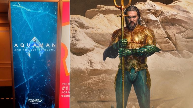 Aquaman and The Lost Kingdom: First Poster for Jason Momoa's DC Film Spotted at Cinemacon! (View Pic)