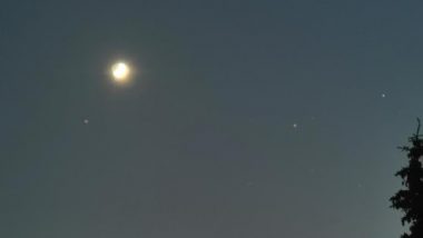 Photos of Moon, Mars and Venus Conjunction Go Viral on Twitter, See the Stunning Celestial Event