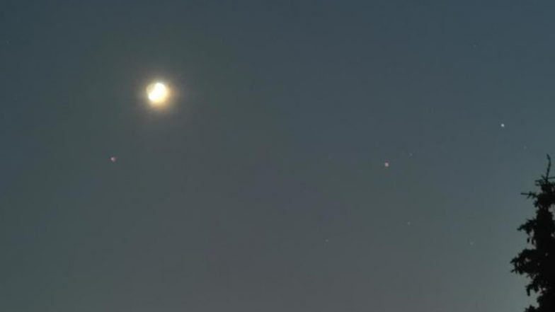 Photos of Moon, Mars and Venus Conjunction Go Viral on Twitter, See the Stunning Celestial Event