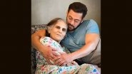 Salman Khan Kisses Mom Salma Khan and Shares Post on Mother&rsquo;s Day (View Pics)