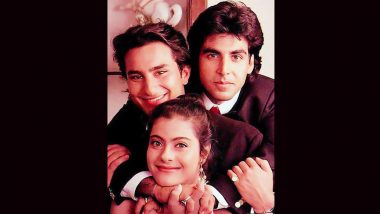 Yeh Dillagi Clocks 29 Years: Kajol Reminisces Working With Akshay Kumar and Saif Ali Khan, Shares Throwback Pic on Instagram