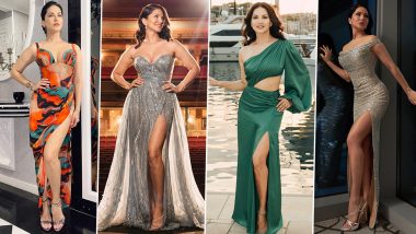 Sunny Leone's Thigh-High Slit Dresses That Will Make Your Eyeballs Pop Out!