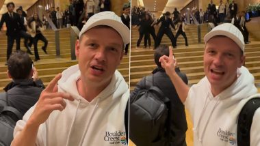 DNA World Tour 2023: Backstreet Boys Arrive in Mumbai Ahead of concert, Receive 'Larger Than Life' Welcome from Hotel Staff (Watch Video)