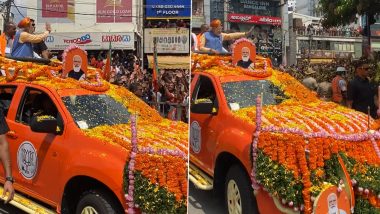 Karnataka Assembly Elections 2023: PM Narendra Modi Holds Mega Road Show in Bengaluru (Watch Video)