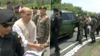 Rajouri Encounter: Terrorists Responsible for Killing Soldiers Will Be Hunted Down, Says Rajnath Singh