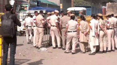 Wrestlers Protest: Over 2000 Police Personnel Deployed in Delhi Amid Farmers’ March to Jantar Mantar (See Pics)