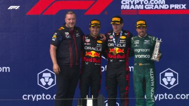 Formula 1: Max Verstappen Wins Miami GP 2023, Sergio Perez Finishes Second