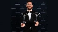 Lionel Messi Wins Laureus World Sportsman of the Year 2023 Award, View Photo of Argentina&rsquo;s World Cup Winning Captain With Trophy