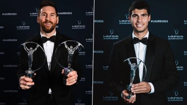 Laureus World Sports Awards 2023 Winners List: Lionel Messi, Carlos Alcaraz and Others Who Won Honours at Annual Ceremony