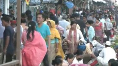 Manipur Violence: People Throng Markets at Ima in Imphal to Buy Essentials as Curfew Relaxed