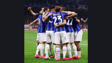 AC Milan 0–2 Inter Milan UEFA Champions League 2022–23 Semifinal: Edin Dzeko, Henrikh Mkhitaryan on Scoresheet As Nerazzurri Register Victory in First Leg