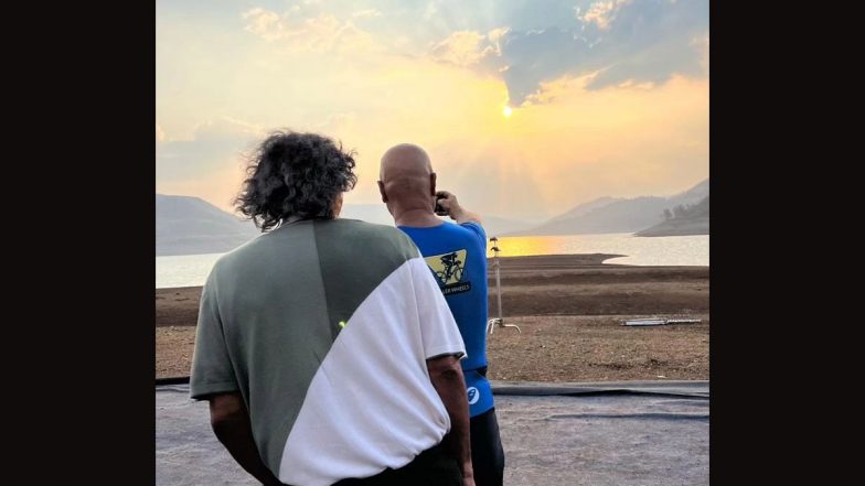 Vijay 69: Chunky Panday and Anupam Kher Rekindle Their Friendship After Years with a Beautiful Sunset (View Post)