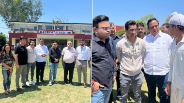 Jay Shah, BCCI Secretary, Visits Jammu & Kashmir; Reviews Developmental Activities of JKCA, Meets Officials and Young Cricketers