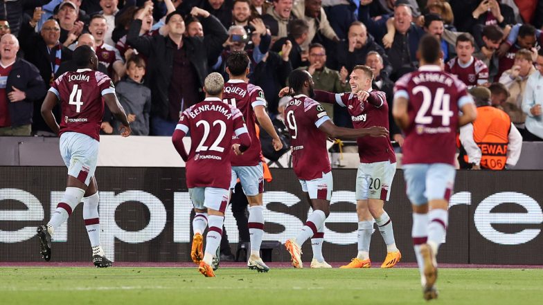 West Ham 2–1 AZ Alkmaar, UEFA Europa Conference League 2022–23: Hammers Secure Comeback Victory, Take Lead Ahead of 2nd Leg