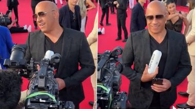 Fast X: Vin Diesel Brings His Speaker and Previews ‘Angel Part 1’ Soundtrack at Red Carpet Premiere in Rome (Watch Video)