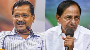 Delhi vs Centre Ordinance Row: CM Arvind Kejriwal To Meet Telangana Counterpart K Chandrashekar Rao on May 27 in Hyderabad