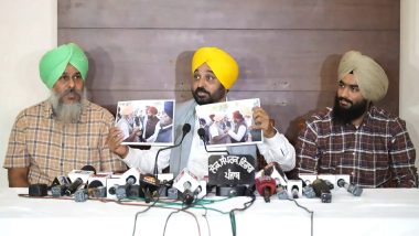 Charanjit Singh Channi’s Nephew Demanded Rs 2 Crore From Cricketer Jass Inder Singh for Government Job, Says Punjab CM Bhagwant Mann (Watch Video)