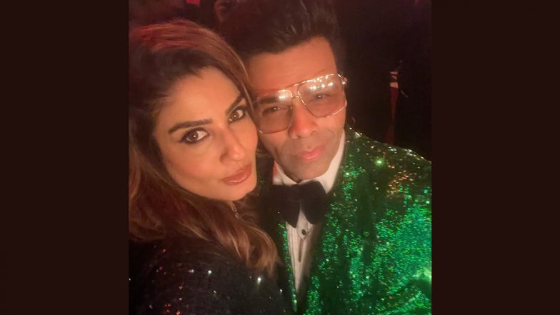 Karan Johar Birthday: Raveena Tandon Shares Pics and Wishes Rocky Aur Rani Kii Prem Kahaani Director on His Special Day!