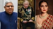 King Charles III Coronation: From  Vice President Jagdeep Dhankar to Sonam Kapoor, These Indians Set to Attend Crowning Ceremony at Westminster Abbey
