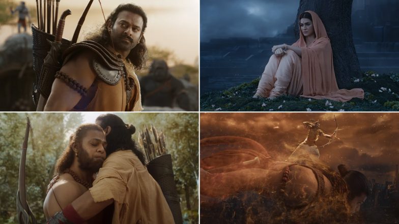 Adipurush Song Jai Shri Ram: Hindi Version of Prabhas, Saif Ali Khan and Kriti Sanon’s Track Will Soothe Your Soul (Watch Video)