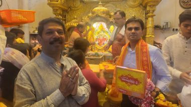 Sameer Wankhede, Accused of Corruption in Aryan Khan Drug Case, Offers Prayers At Mumbai's Siddhivinayak Temple (See Pic)