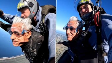 Chhattisgarh Health Minister TS Singh Deo Skydiving Video From Australia: Indian Politician Tweets, 'There Were No Bounds to the Sky's Reach. Never!'
