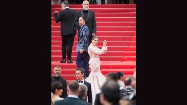 Sapna Choudhary at Cannes 2023: Haryanvi Dancer Makes Stunning Debut in Pink Gown (View Pics)