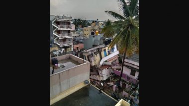 Bengaluru Rains: Building Collapses in City After Heavy Downpour Lash City, No Casualties Reported (See Pic)