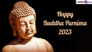 Buddha Purnima Images & Buddha Jayanti 2023 HD Wallpapers for Free Download Online: Wish Happy Vesak With WhatsApp Messages, GIF Greetings and Quotes