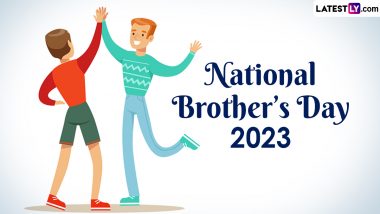 Happy Brother's Day 2023 Images & HD Wallpapers for Free Download Online: Wishes and Messages To Bring a Smile on Your Brother's Face