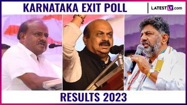 Karnataka Exit Poll Results 2023 by India Today-Axis My India: Congress Likely To Sweep Bengaluru With 17 Seats, BJP at Second Place; Check Seat-Wise Details