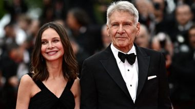 Harrison Ford and Wife Calista Flockhart Share Awkward Moment After They Were Forced To Sit Apart During Indiana Jones and the Dial of Destiny Cannes Premiere (Watch Video)