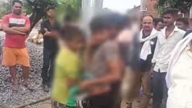 Uttar Pradesh Shocker: Three Dalit Minors Tied to Electric Pole and Thrashed for Stealing in Amethi, Video Surfaces Online