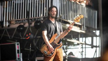 Keanu Reeves Performs With His Band Dogstar at BottleRock Napa Valley Festival After 20 Years