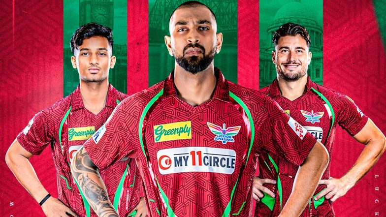 'Tribute to Mohun Bagan' Lucknow Super Giants Reveal Special Green and Maroon Jersey for LSG vs KKR IPL 2023 Match (See Pic)