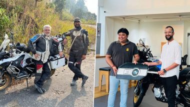 Ajith Kumar Gifts BMW Superbike Worth Rs 12 Lakh To Rider Who Organised Nepal Trip For Him (View Pics)