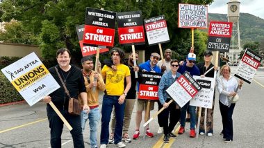 Ted Lasso's Cast Stand in a Picket Line Supporting the WGA Strike, Actress Hannah Waddingham Thanks its 'Magnificent' Writers' Room (View Pic)