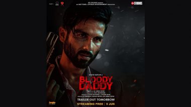 Bloody Daddy Trailer to Drop on This Date! Shahid Kapoor Shares Announcement with Riveting New Poster (View Post)