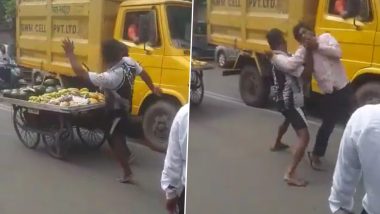 Mumbai Shocker: Physically Challenged Hawker Thrashed by Youth in Mira Bhayandar, Accused Arrested After Video Goes Viral