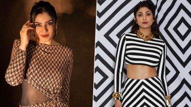 Shilpa Shetty and Raveena Tandon Ace Their Fashion Game at Recent Red Carpet Event (View Pics)