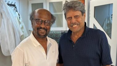 Rajinikanth Meets Kapil Dev! Thalaivar and Former Indian Cricketer Come Together for an Epic Pic