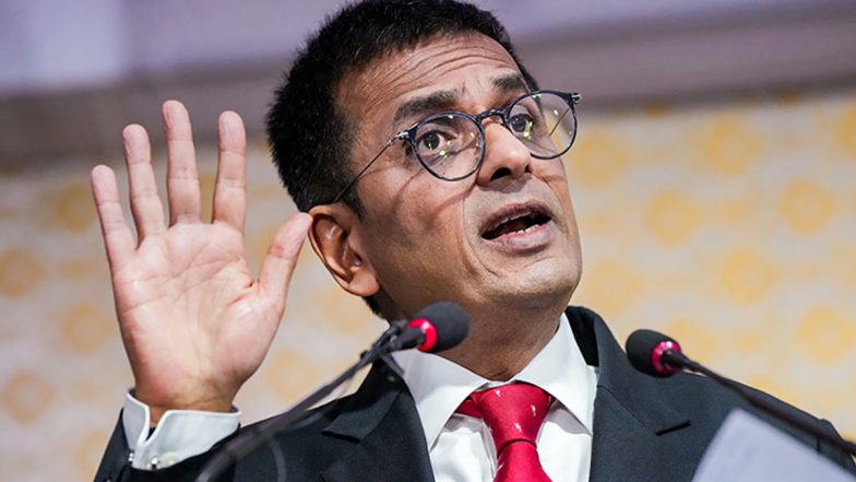 'Have Some Respect': CJI DY Chandrachud Reprimands Advocate for Putting Arm Around Female Lawyer While Reaching Mic in Supreme Court