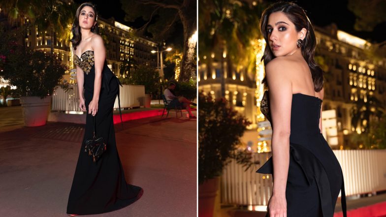 Bollywood at Cannes 2023: Sara Ali Khan Dazzles in a Black and Gold ...