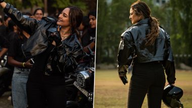 Dahaad: Sonakshi Sinha Reveals She Learnt to Ride a Bike For Her Role in Upcoming Series (View Pics)