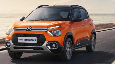 Citroen C3 Price Hike: Popular Hatchback To Become Costlier Next Month, Check New Price List for Petrol and Turbo Variants
