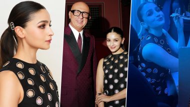 Alia Bhatt Enjoys Pizza All Dressed Up While in Seoul for Gucci Cruise 2024, Confirms Her Transparent ‘Bag Was Empty’ (View Post)