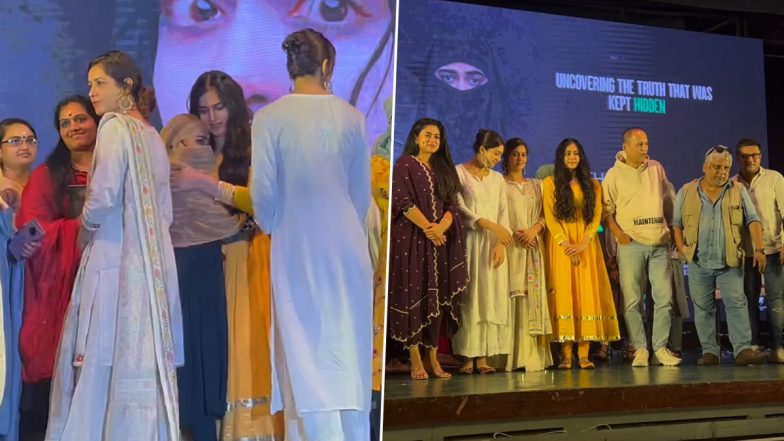 The Kerala Story: Adah Sharma Introduces 'Real Victims' Who Inspired the Controversial Film at Press Conference (Watch Videos)