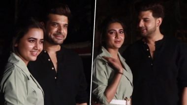 Karan Kundrra And Tejasswi Prakash Radiate Love As They Pose Together For Paparazzi (Watch Video)